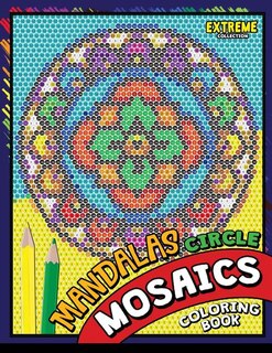 Front cover_Mandalas Circle Mosaics Coloring Book