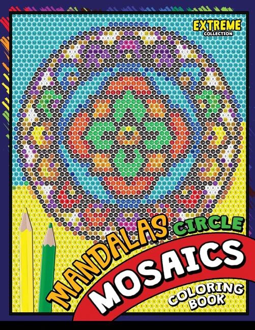 Front cover_Mandalas Circle Mosaics Coloring Book