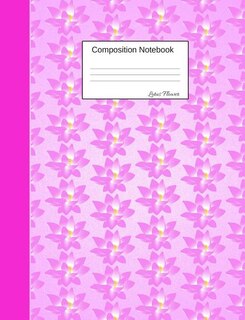 Lotus Flower Composition Notebook: Graph Paper Book To Write In For School, Take Notes, For Kids, Yoga Students, Science Teachers, Hom