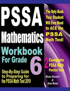 Front cover_PSSA Mathematics Workbook For Grade 6