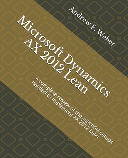 Front cover_Microsoft Dynamics AX 2012 Lean