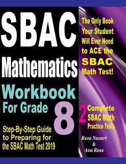Front cover_SBAC Mathematics Workbook For Grade 8