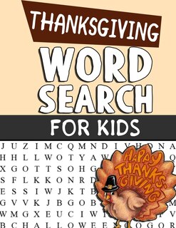 Front cover_Thanksgiving Word Search For Kids