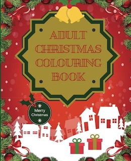 Front cover_Adult Christmas Colouring Book