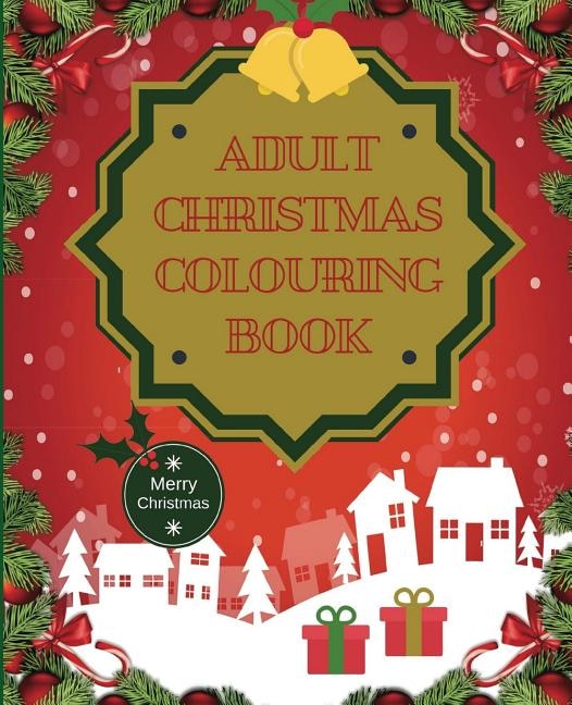 Front cover_Adult Christmas Colouring Book