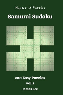 Couverture_Master of Puzzles - Samurai Sudoku 200 Easy vol. 1