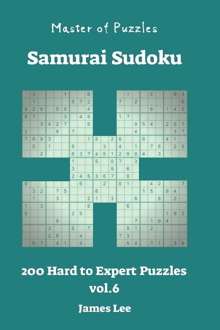 Couverture_Master of Puzzles - Samurai Sudoku 200 Hard to Expert vol. 6