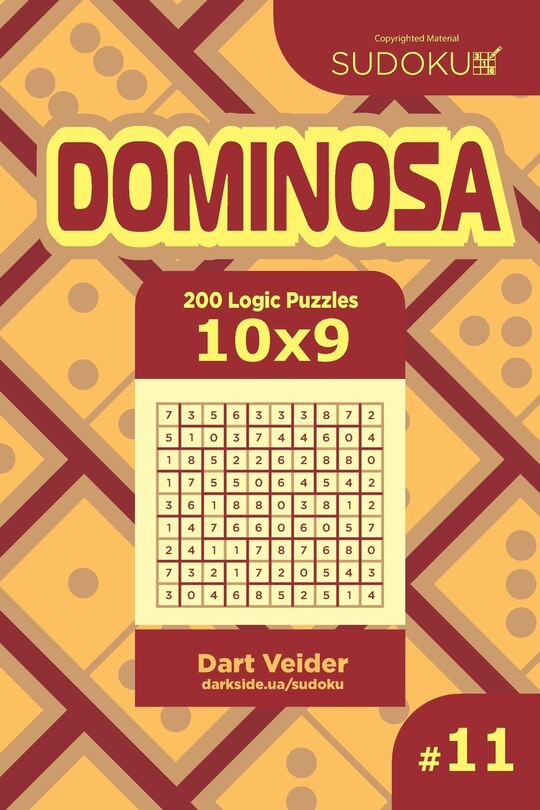 Front cover_Sudoku Dominosa - 200 Logic Puzzles 10x9 (Volume 11)