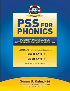 PSS For Phonics: Position In A Syllable Determines Sounds & Spelling