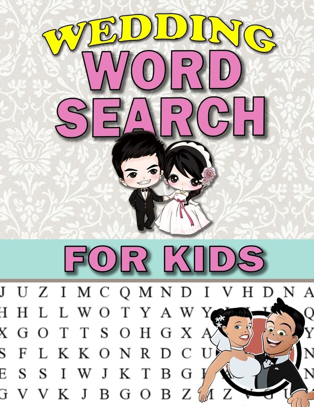 Front cover_Wedding Word Search For Kids