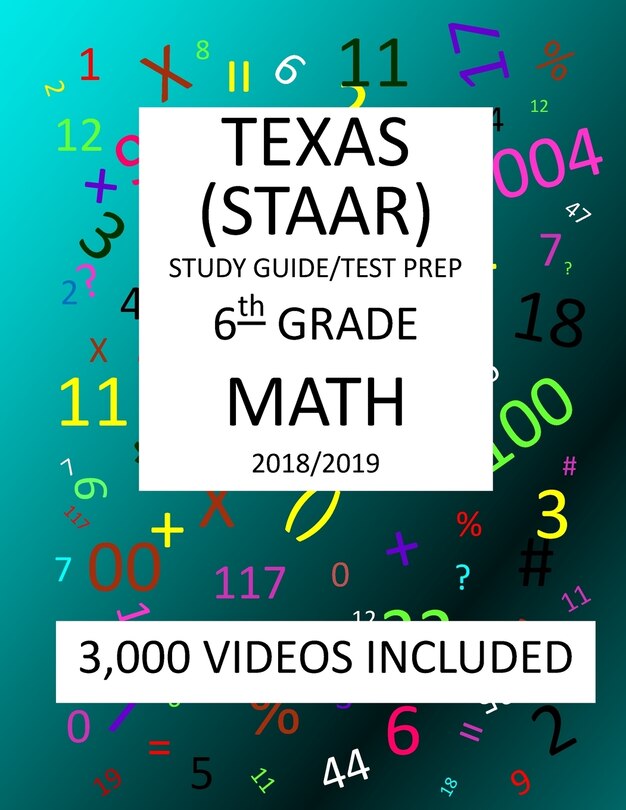Front cover_6th Grade TEXAS STAAR, MATH