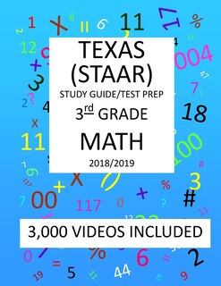 Front cover_3rd Grade TEXAS STAAR, MATH