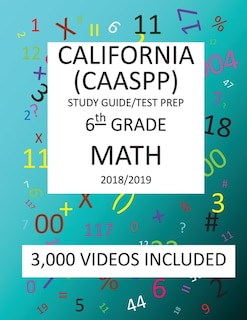 Couverture_6th Grade CALIFORNIA CAASPP, MATH, Test Prep