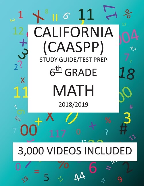 Couverture_6th Grade CALIFORNIA CAASPP, MATH, Test Prep