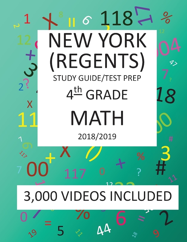 Front cover_4th Grade NEW YORK REGENTS, MATH, Test Prep