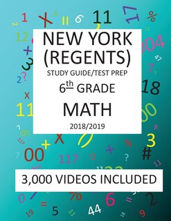 Couverture_6th Grade NEW YORK REGENTS MATH Test prep/study guide
