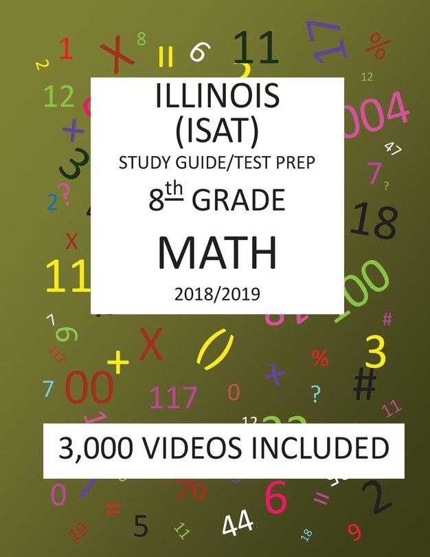 Couverture_8th Grade ILLINOIS ISAT, MATH, Test Prep
