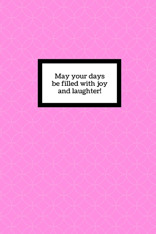 Front cover_May your days be filled with joy and laughter