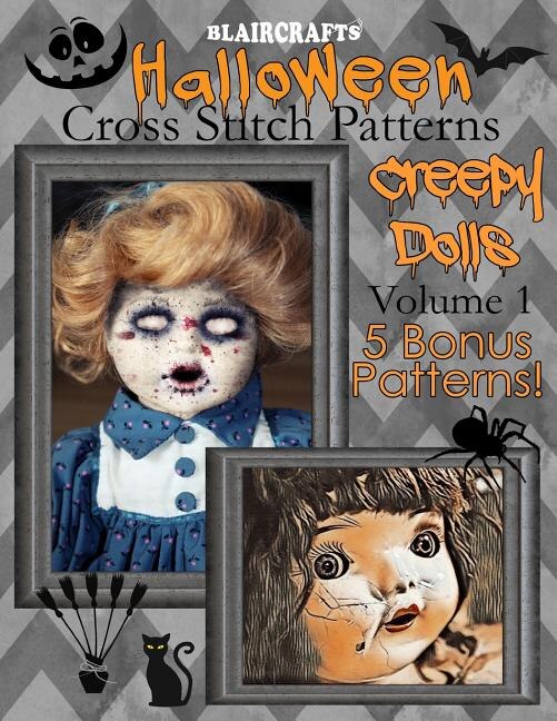 Front cover_Halloween Cross Stitch Patterns