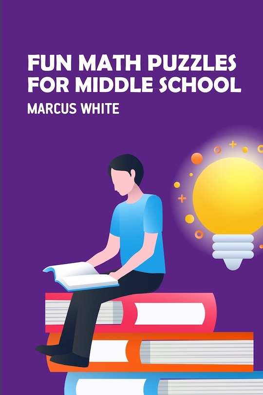 Front cover_Fun Math Puzzles For Middle School