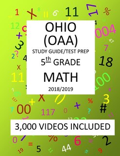 Front cover_5th Grade OHIO OAA, 2019 MATH, Test Prep
