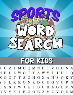 Front cover_Sports Word Search For Kids