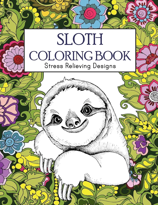 Front cover_Sloth Coloring Book