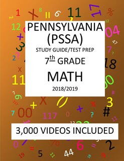 Couverture_7th Grade PENNSYLVANIA PSSA, 2019 MATH, Test Prep