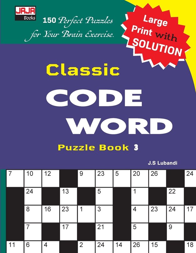 Classic Code Word Puzzle Book