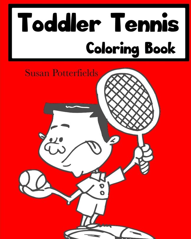 Front cover_Toddler Tennis Coloring Book