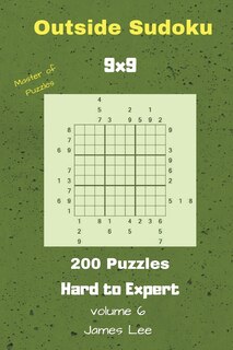 Couverture_Outside Sudoku Puzzles - 200 Hard to Expert 9x9 vol. 6