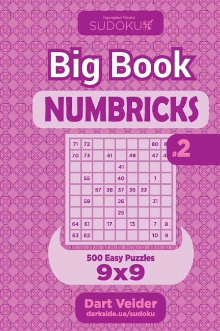 Couverture_Sudoku Big Book Numbricks - 500 Easy Puzzles 9x9 (Volume 2)