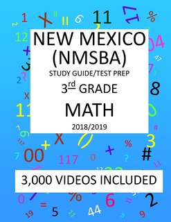 Couverture_3rd Grade NEW MEXICO NMSBA, 2019 MATH, Test Prep