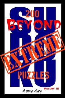 Couverture_Beyond Extreme Sudoku Volume III