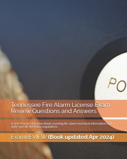 Couverture_Tennessee Fire Alarm License Exam Review Questions and Answers
