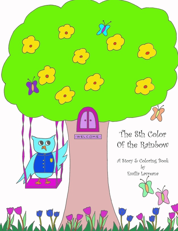 Front cover_The 8th Color of the Rainbow - A Story & Coloring Book
