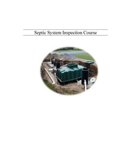 Front cover_Septic System Inspection Course For Home & Building Inspectors