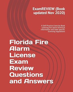 Front cover_Florida Fire Alarm License Exam Review Questions and Answers