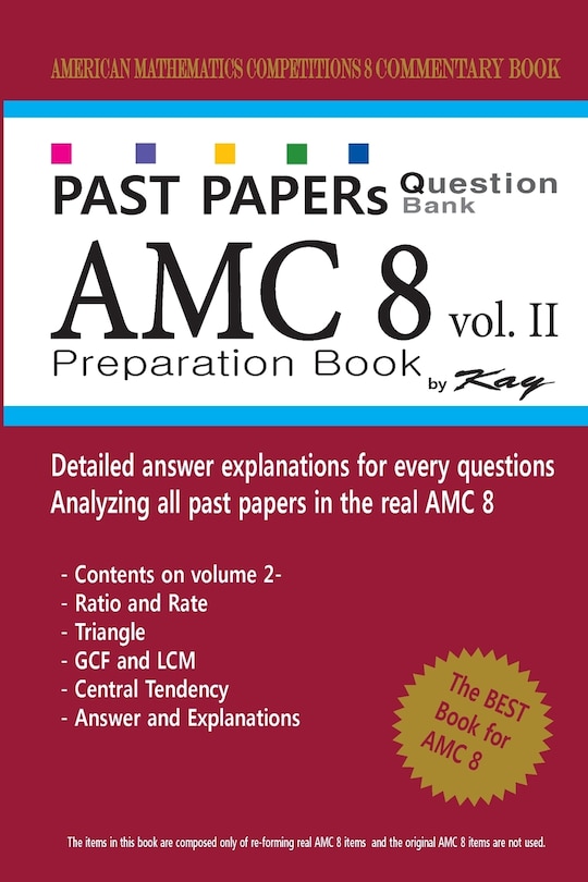 Front cover_Past Papers Question Bank AMC8 [volume 2]