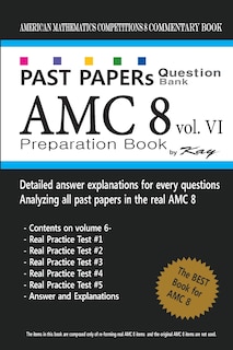 Past Papers Question Bank AMC8 [volume 6]: amc8 math preparation book