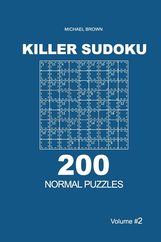 Front cover_Killer Sudoku - 200 Normal Puzzles 9x9 (Volume 2)