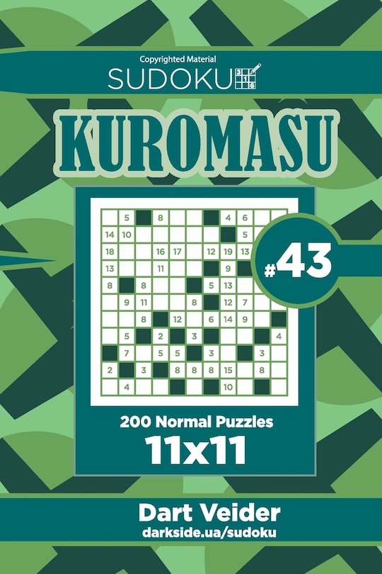 Couverture_Sudoku Kuromasu - 200 Normal Puzzles 11x11 (Volume 43)