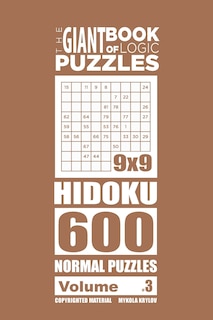 Couverture_The Giant Book of Logic Puzzles - Hidoku 600 Normal Puzzles (Volume 3)