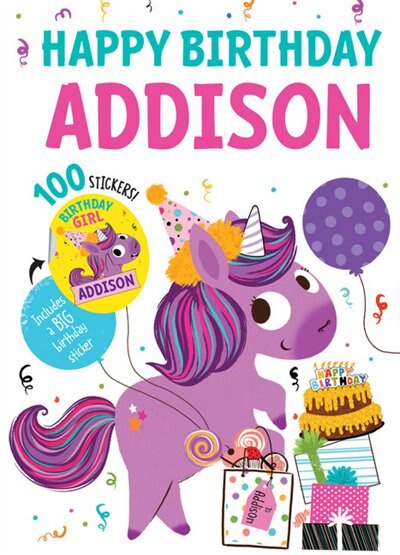 Front cover_Happy Birthday Addison
