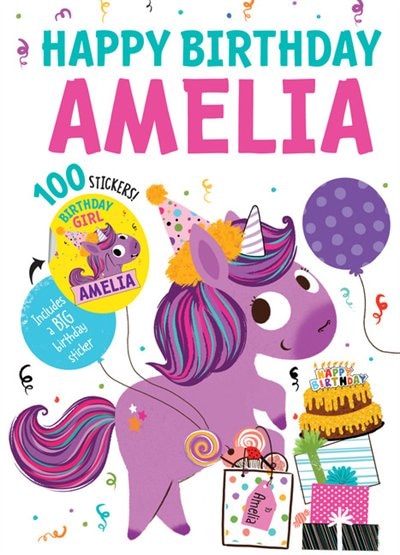 Front cover_Happy Birthday Amelia