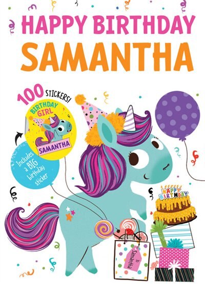Front cover_Happy Birthday Samantha