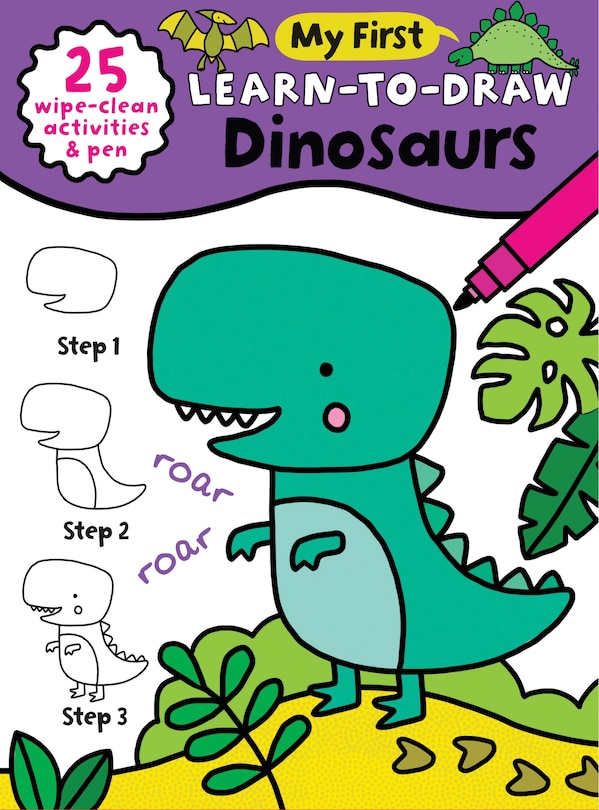Couverture_My First Learn-to-draw: Dinosaurs