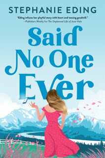 Front cover_Said No One Ever