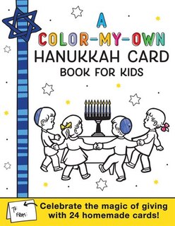 Couverture_A Color-my-own Hanukkah Card Book For Kids