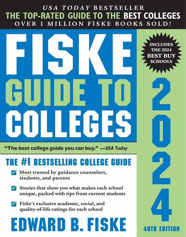 Front cover_Fiske Guide to Colleges 2024